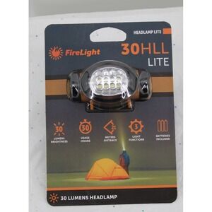 Firelight Headlamp Lite 30 HHL 30 Lumens Camping New